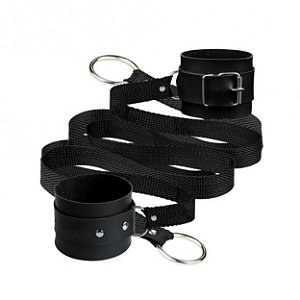 Algema Bracelete Com Tiras Para Amarrar La Pimienta - Preto