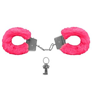 Algemas De Metal Revestida Com Pelúcia Sexy Import - Pink