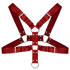 Arreio Spartacus Harness Dominatrixxx - Vermelho