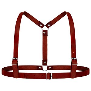 Arreio Feminino Atena Harness Dominatrixxx - Vermelho