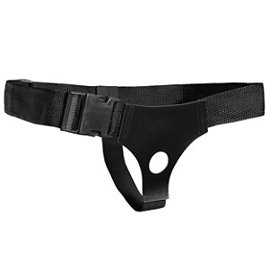 Cinta Plus Size Com 1 Furo Dominatrixxx - Preto