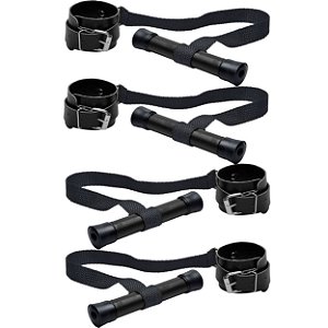 Kit Bondage Preto Para Porta Com 4 Amarras Dominatrixxx