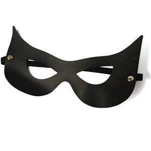 Máscara Mulher Gato Preta Lux Dominatrixxx - Preto