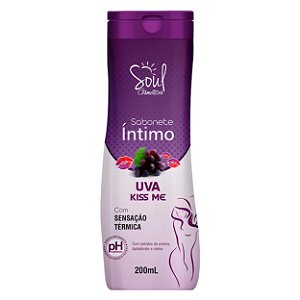 Sabonete íntimo Sensação Térmica 200ml Soul Cosméticos - Uva