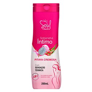Sabonete íntimo Sensação Térmica 200ml Soul Cosméticos - Pitaya