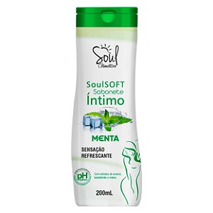 Sabonete íntimo Sensação Refrescante 200ml Soul Cosméticos - Menta