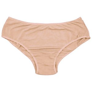 Calcinha Cotton Lisa Com Cós Largo Plus Size Rexton - Chocolate - 48