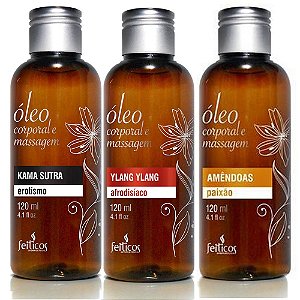 Óleo para Massagem Cheiroso 120ml - Feitiços