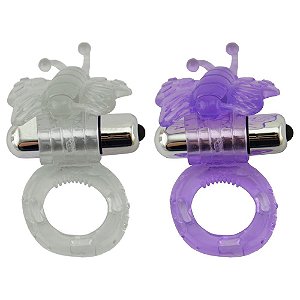 Anel Peniano Vibrador Borboleta