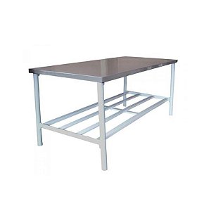 Mesa Tampo Inox 160 X 60 cm BA 1600 600 Metalcubas