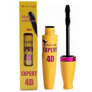 Máscara Para Cílios Mais Volume Expert 4D Bella Femme BF10009B Rímel