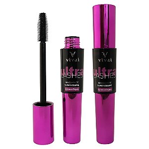 Máscara Para Cílios Super Volume a Prova D´água Ultra Lashes Vivai 2183 Rímel