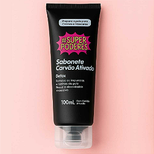 Sabonete Carvão Ativado Detox Super Poderes CASP01
