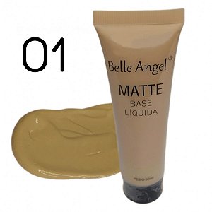 Base Líquida Matte Belle Angel B110 Cor 01