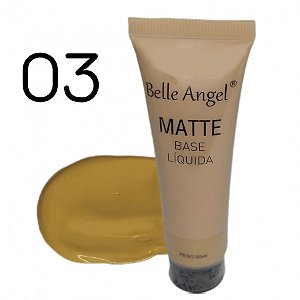 Base Líquida Matte Belle Angel B110 Cor 03