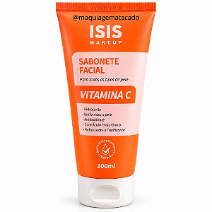 Sabonete Facial Vitamina C Isis Makeup IS026