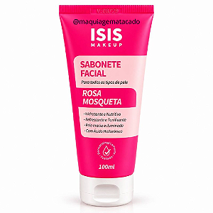 Sabonete Facial Rosa Mosqueta Isis Makeup IS027