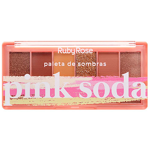 Paleta de Sombras Pink Soda Ruby Rose HBF530
