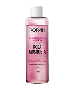 Demaquilante Bifásico Rosa Mosqueta Porán PR54