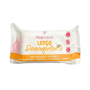 Lenço Demaquilante com Colágeno e Vitamina C Mia Make 462