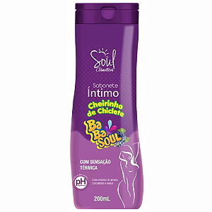 Sabonete Íntimo Cheirinho de Chiclete Babasoul Soul Cosméticos Uva SL180