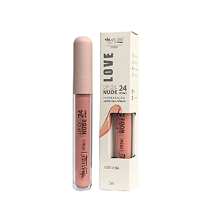 Lip Oil Gloss Labial Nude 24 Horas Max Love Cor 800 ML517 ...