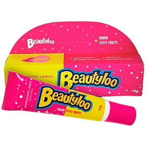 Hidratante Labial Efeito Gloss Cheirinho de Chiclete Beautyloo Sabor Tutti-Frutti FB466