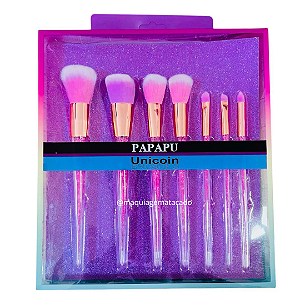 Kit 07 Pincéis Papapu P02