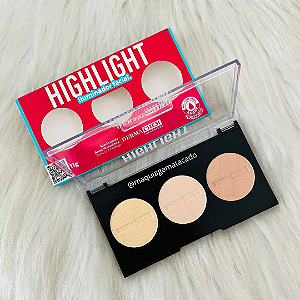 Paleta de Iluminador Facial Highlight Dermachem DRCH0090