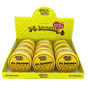 Pó Banana À Prova D'Água Finalizador Bem Me Quero Atacado Box 12 Unidades
