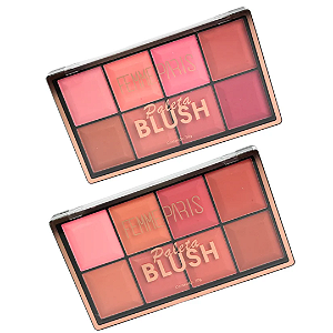Kit 02 Unidades Paleta de Blush Cores 01 e 02 Femme Paris FR045
