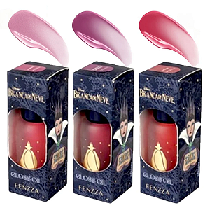 Kit 03 Unidades Gloss Oil Branca de Neve Rainha Má Fenzza DIS232