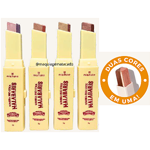 Kit 04 Unidades Sombra Duo Stick Malabaris Coleção Abracadabra Mia Make 557
