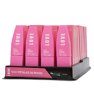 Primer Pétalas de Rosa Max Love Atacado Box 36 Unidades