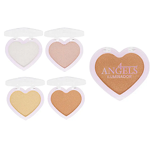 Kit 04 Unidades Iluminador Coração 4 Angels BR1179