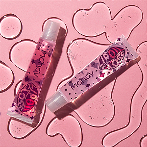 Kit 02 Unidades Lip Oil Gloss Mahav Cereja e Incolor