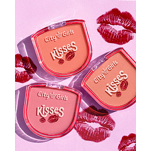 Kit 03 Unidades Blush Kisses City Girls CG366