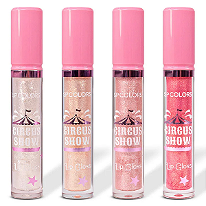 Kit 04 Unidades Lip Gloss Circus Show SP Colors SP370