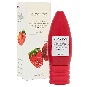 Creme Para Área dos Olhos de Morango Glow Love Max Love ML606