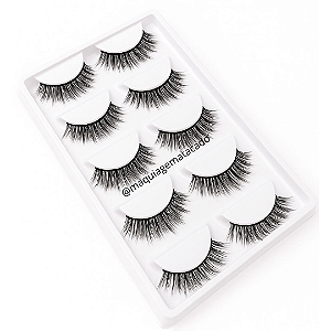 Cílios Postiços 05 Pares Make Lolita ML223