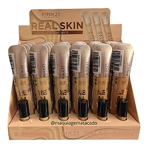 Corretivo Matte Real Skin Pink 21 CS4817 Atacado Box 24 Unidades