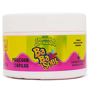Máscara Capilar Cheirinho de Chiclete Babasoul Soul Cosméticos Tutti Frutti 250g SL404