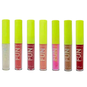 Kit 07 Unidades Gloss Girls Just Wanna Have Fun Dalla DL0899