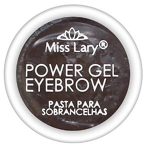 Pasta para Sobrancelhas Power Gel Eyebrow Miss Lary ML905 Escura
