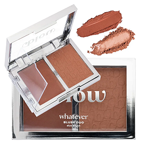 Blush Duo Cremoso e Pó Whatever Blow Ruby Rose HBM05 Cor 4 Getting Ready