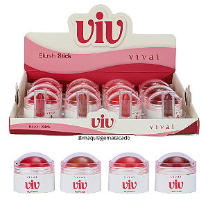 Blush Stick Viv Vivai 1231 Atacado Box 12 Unidades