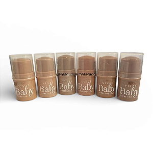 Kit 06 Unidades Corretivo Stick Baby Vivai 1243 Cores 01 ao 06