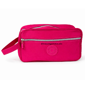 Estojo Necessaire com Bolso Frontal 27 x 16cm Cor Aleatória - Unidade N765XD