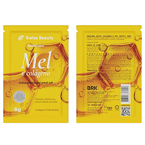 Máscara Facial Peel Off Mel e Colágeno Swiss Beauty SB241