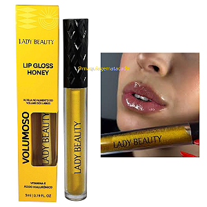 Lip Gloss Volumoso Honey Lady Beauty L62